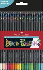 PASTELLI FABER CASTEL BLACK EDITION 36 COLORI