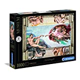 Clementoni- Vatican Puzzle-Michelangelo: La Creazione dell’uomo-1000 Pezzi, 8005125394968
